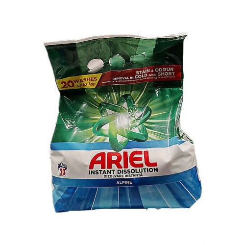 Detergent automat pudra Ariel Alpine 1,3 kg. 20 spalari